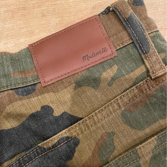 NWOT Madewell The High Rise Slim Boy Jean camo Cottontail Stretch Fall Size 25 - Picture 8 of 10